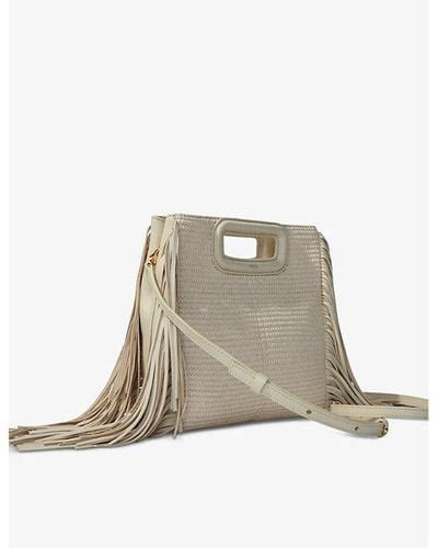 faux leather maje bag